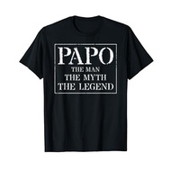 Men's cotton T-shirt Papo T Shirt For Gift: The Man Myth Legend T-Shirt Fast Shipping 4XL , 5XL , 6X