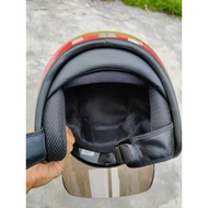 [Set Warna Hitam] Pad Helmet Inner Span Helmet MS88 Span Penganti Span Pipi Span Atas