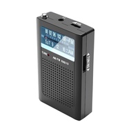Pocket Mini Radio R06 Portable AM FM Radio AM FM 2-band Stereo Built-in Antenna Radio Manual Channel Selection for Elderly