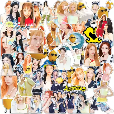 67PCS NEW KPOP H2H Stickers,Mini Album Lemon Tang,RUDE!,15-LOVE,Secret Recipe,Hearts2Hearts,lan,Carm