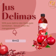 Jus Pati Delima Asli DELIMAS Sesuai Untuk Ibu Mengandung HB Rendah Gula 500ml