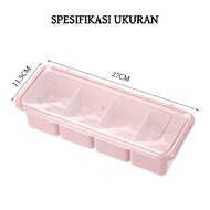 FG 4-Section Spice Rack, Kitchen Salt Box, 4-in-1 SET