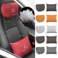 Car Neck Pillow Headrest Cotton Lumbar Back Support Pillow Car Interior Accessories For Mercedes Benz W202 AMG W203 G63 C Coupe E200 GLB E B E200 GLC W204 GLA W124 W212