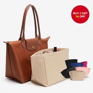Makeup Felt Insert Organizer Bag for Longchamp Le Pliage Handbag Liner Felt Pouch  Beg Penyusun Pela
