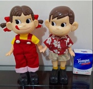 不二家牛奶妹牛奶仔人形公仔一對 Fujiya Peko Pokio Milky Figure