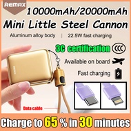 [CCC Certificate] REMAX FCP-9 22.5W Super Mini Fast Charging Power Bank 10000mAh & 20000mAh Aluminum