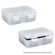 JJC Camera Battery Storage Case with Extra SD/MSD/XQD Card SlotsBattey Storage Protective Box for So