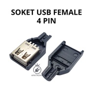 4 Pin Female USB Socket – Female USB Connector