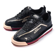 Brunswick BBS-P9 Kangaroo Leather Detachable Bowling Shoes/Right or Left Hand Convertible(Black)