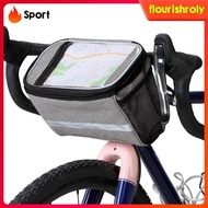 [Flourish] Bike Handlebar Bag Handle Pack Reflective Stripe 6L Bike Frame Bag Basket Front Bag Insulated Bag