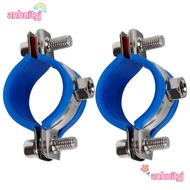 AHTY 1Pcs Round Hose Clamp, Nut Hoop Pipe Fitting Suspension Pipe Holder, 20/25/32/40/50/63mm PPR/PV