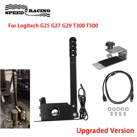 Upgraded Version PC USB SIM Racing Games Handbrake With Bracket For Logitech G25 G27 G29 T300 T500 A