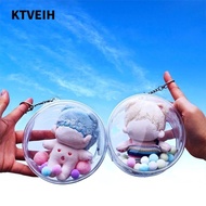 KTVEIH  Outdoor Bag, Transparent 10cm Doll Doll Display Box, Dia. 12/14cm Multicolor Bag Decoration 