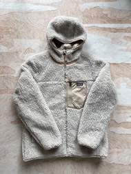 日本 Patagonia kids 大童 童裝 女裝 Beige light 米色 杏色 淺杏現色 Women Woman 保暖 雙面 毛毛 Fleece 外套 Kids‘ Reversible Re