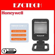 Honeywell Genesis XP 7680G 1D/2D Barcode Scanner With Stand, 7680GSR-2USB-1-C 1D 2D QR SCANNER