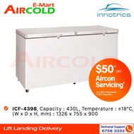 Innotrics Double Door Chest Freezer 430L ICF-4398