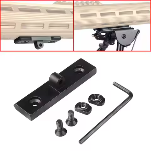 Tactical M-LOK Bipod Mount Handguard Adapter Low Profile AR15 Rifle Accessory Harris Bipods Picatinn