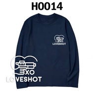 EXO KPOP LENGAN PANJANG COTTON KOREAN STYLE BAJU T SHIRT PEREMPUAN 3XL TOPS WOMEN MEN CASUAL STREETW