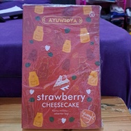 Novel strawberry cheesecake by ayuwidya