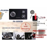 FUJIOH FH-GS50 GAS HOB FH-GS5030 SVGL / SVSS WITH 3 DIFFERENT SIZE BURNER