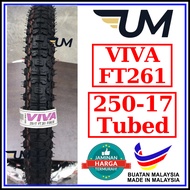 VIVA TYRE FT261 250-17 275-17 TUBE TYPE CUTTING TAYAR CROSS TIRE MOTORCROSS TIRES 2.50 2.75 2 50 75