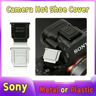 Metal ABS Camera Hot Shoe Cover Flash Protector Cap for Sony A7M4 A7C ZVE A7R3 A6100 A6400 A6600 A63