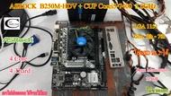 Mother board ASROCK B250M-HDV - LGA1150 ++((CUP Corei5-7400 3.0GHz)) สภาพดี ราคารวม CPU ไม่ขายแยก