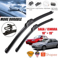 Saga Iswara LMST Soft Wiper Soft Silicone Wiper Boneless Car Accessories Front Windscreen Wiper Blad