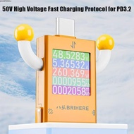 JUNMPER2R DC Power Meter, Multi-function Digital Display USB Charger Tester, Fast Bidirectional Dete