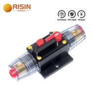 High Standard RISIN 20A 30A 40A 50A 60A 80A 100A Circuit Breaker 12V 24V DC Car Truck Audio Resettab