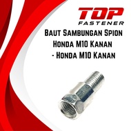 HONDA Rearview Mirror Extension Bolt M10HONDA 14 Bolt Right Thread - M10HONDA Bolt 14 Thread Right