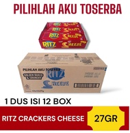 Ritz Cheese Crackers 27 gr - ( HARGA 1 DUS )