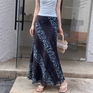 Kanifio Fashion Women Elastic Waist A-Line Skirts Summer 2026 Elegant Ladies Long Bottoms 8888 GT22