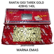 RANTAI RANTE GOLD EMAS 428HG 140 EDITION GOLD MOTOR