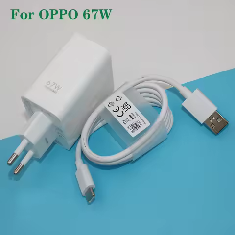 For OPPO 67W Charger SuperVOOC2.0 Fast Charging Adapter Type C Cable For OPPO Reno 15 14 13 12 11 Fi