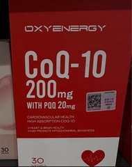 OXYENERGY輔酶Q10軟膠囊 30粒
