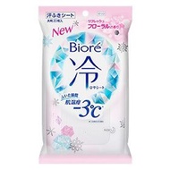 【24入組】Biore 冷感濕巾 花香型 20枚裝