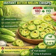 ✨Zero Sugar Healthy Snacks✨Ready-To-Eat Natural Bitter Melon Crisps /Crunchy Bitter Gourd Chips/Bitt