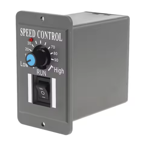 DC Motor Speed Controller 12V-60V Adjustable Speed with Switch Controller DC Motor Governor 6A Rever