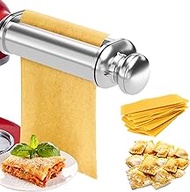Pasta Maker Mixer Assecories for Kitchen Aid,Accessories Attachments for Kitchenaid Mixer,Pasta Noodle Maker Machine Roller Sheet Ravioli Mold Press,Stainless Water Washable with EasyClean Brush