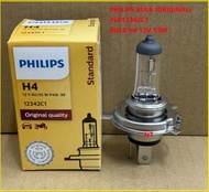 100% ORIGINAL PHILIPS LIGHT BULB VEHICLE H4 12V 55W ( PLB12342C1 / 12342C1)  H7 12V 55W ( PLB12972C1