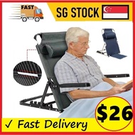 🇸🇬 [READY STOCK]Bedchair folding recliner computer chair Tatami chair cushion backrest bed chair with backrest elderly