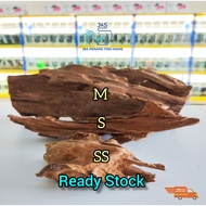 【Ready Stock】Mangrove Driftwood Size SS/S/M for Aquarium Decoration