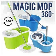 Spin Mop Automatic Floor Cleaner Bucket Size 39 x 20 x 20 CM Mop Lantai