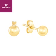 HABIB Tatania Yellow Gold Earring, 9K Gold