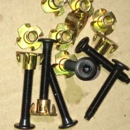 Speaker claw bolt m6 / Speaker bolt claw nut m6 L key / Jcbc m6