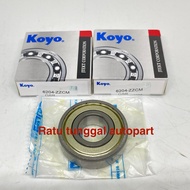 BEARING 6204 ZZ KOYO IRON CAP DIMENSIONS 20x47x14MM 6204zzcm 6204 ZZ CM KOYO