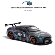 FUJI 1/64 GTR R35 Pandem Rocket Bunny JDM HKS (READY STOCK)