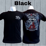 Hard Rock T Shirt Kain Sejuk Streetwear Printed Baju Lelaki Baju Perempuan Unisex Design Graphic Tee