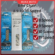 Bike Chain 8 9 10 11 Speed Kadena Ng Bike with Missing Link for MTB BMX Fixie Bicycle Parts